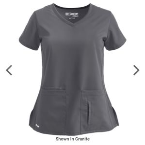 😷🧑‍⚕️Grey Grey's Anatomy Scrub Top